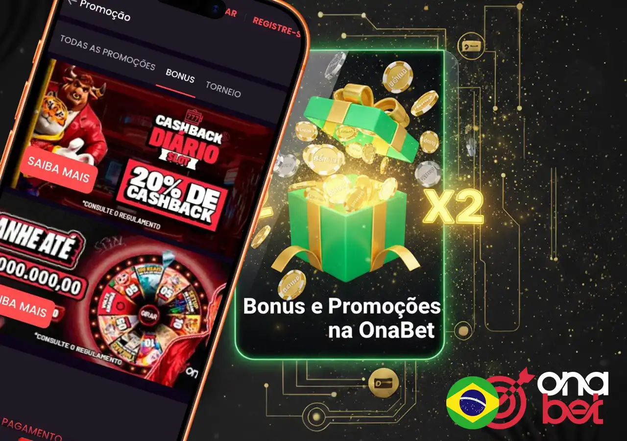 Melhores bônus e promoções da Onabet para novos jogadores de cassino e apostas esportivas.